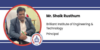 Brilliant Institute of Engineering and Technology, Hyderabad, Principal: Dr. Shaik Rusthum Interview
